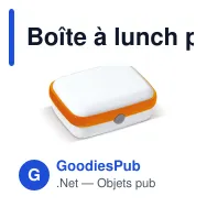 Boîte à lunch personnalisable 1000 ml en ABS avec logo - Fresh - Miniature 5