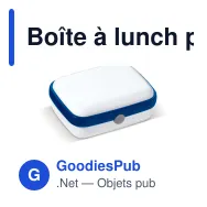 Boîte à lunch personnalisable 1000 ml en ABS avec logo - Fresh - Miniature 8