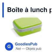 Boîte à lunch personnalisable 1000 ml en ABS avec logo - Fresh - Miniature 9
