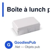 Boîte à lunch personnalisable 950 ml en PP avec logo - One - Miniature 2