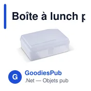 Boîte à lunch personnalisable 950 ml en PP avec logo - One - Miniature 3