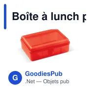 Boîte à lunch personnalisable 950 ml en PP avec logo - One - Miniature 4