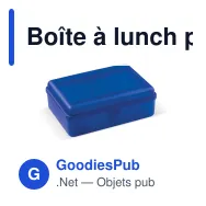 Boîte à lunch personnalisable 950 ml en PP avec logo - One - Miniature 5
