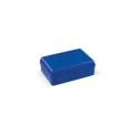 Variante Bleu transparent - Boîte à lunch personnalisable 950 ml en PP avec logo - One