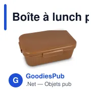 Boîte à lunch personnalisable en polypropylène avec logo - Sagaform Tina - Miniature 3