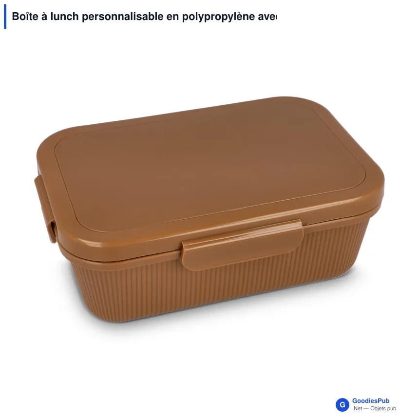 Boîte à lunch personnalisable en polypropylène avec logo - Sagaform Tina - Image 3