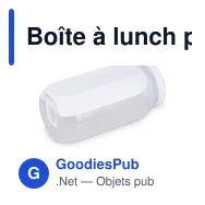 Boîte à lunch personnalisable avec pot à sauce et cuillère-fourchette et logo - All-in - Miniature 2