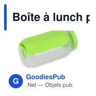 Boîte à lunch personnalisable avec pot à sauce et cuillère-fourchette et logo - All-in - Miniature 4