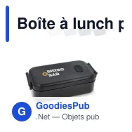 Boîte à lunch personnalisable 800 ml en PP et silicone avec logo - Zen - Miniature 1