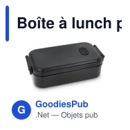 Boîte à lunch personnalisable 800 ml en PP et silicone avec logo - Zen - Miniature 3