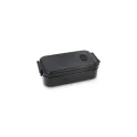 Variante Noir - Boîte à lunch personnalisable 800 ml en PP et silicone avec logo - Zen