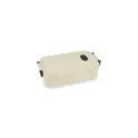 Variante Beige - Boîte à lunch personnalisable 800 ml en PP et silicone avec logo - Zen