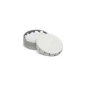 Variante Argent - Boîte à menthes personnalisable en métal avec logo - Mini clic