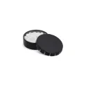 Variante Noir - Boîte à menthes personnalisable en métal avec logo - Mini clic