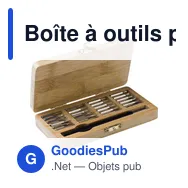 Boîte à outils personnalisable en bambou avec logo - Willow - Miniature 2