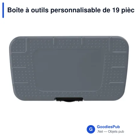 Boîte à outils personnalisable de 19 pièces avec logo - Blaine