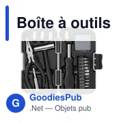 Boîte à outils personnalisable de 19 pièces avec logo - Blaine - Miniature 2