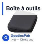Boîte à outils personnalisable de 23 pièces avec logo - Lani - Miniature 1