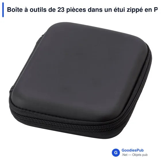 Boîte à outils personnalisable de 23 pièces avec logo - Lani - Image 1