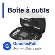 Boîte à outils personnalisable de 23 pièces avec logo - Lani - Miniature 3