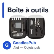 Boîte à outils personnalisable de 23 pièces avec logo - Lani - Miniature 5