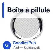 Boîte à pillule en métal Zara - Miniature 3