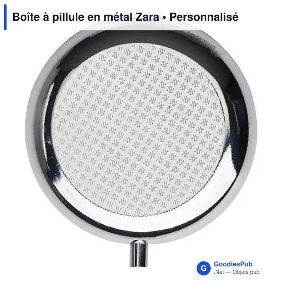 Boîte à pillule en métal Zara - Image 3