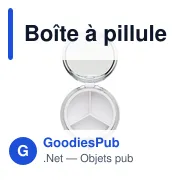 Boîte à pillule en métal Zara - Miniature 4