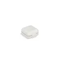 Variante Blanc - Boîte à pilules personnalisable compacte en PP avec logo - Compact
