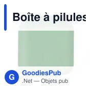 Boîte à pilules Dorian - Miniature 1