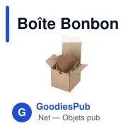 Boîte Bonbon En Forme De Cœur Fobin - Miniature 2