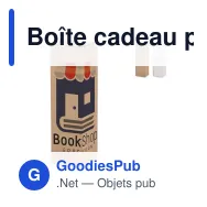 Boîte cadeau personnalisable pour bouteille moyenne en carton avec logo - Medium - Miniature 1