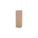 Variante Marron - Boîte cadeau personnalisable pour bouteille moyenne en carton avec logo - Medium