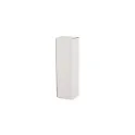 Variante Blanc - Boîte cadeau personnalisable pour bouteille moyenne en carton avec logo - Medium