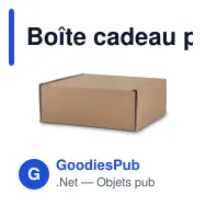Boîte cadeau personnalisable pour 4 mugs en carton avec logo - Box 4 - Miniature 2