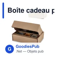 Boîte cadeau personnalisable pour 6 mugs en carton avec logo - Box 6 - Miniature 1