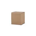Variante Marron - Boîte cadeau personnalisable pour mug en carton avec logo - Mug