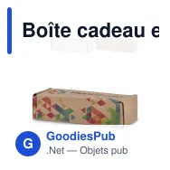 Boîte cadeau en carton pour lunettes de soleil pour vos goodies - Sunglasses - Miniature 1