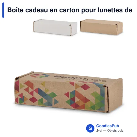 Boîte cadeau en carton pour lunettes de soleil pour vos goodies - Sunglasses