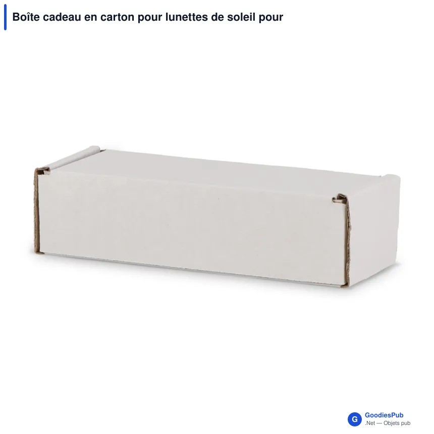 Boîte cadeau en carton pour lunettes de soleil pour vos goodies - Sunglasses - Image 2