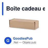 Boîte cadeau en carton pour lunettes de soleil pour vos goodies - Sunglasses - Miniature 3