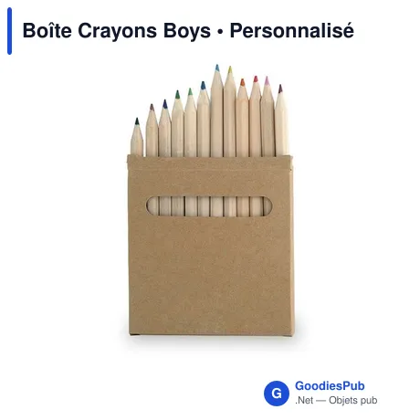 Boîte Crayons Boys