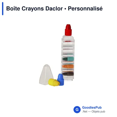 Boîte Crayons Daclor