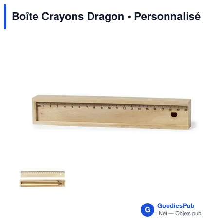 Boîte Crayons Dragon