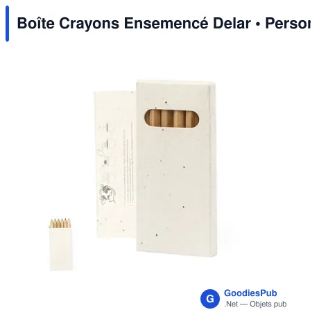 Boîte Crayons Ensemencé Delar