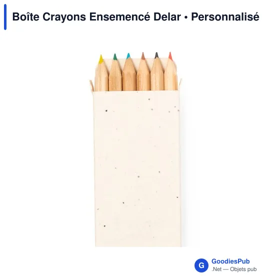Boîte Crayons Ensemencé Delar - Image 3