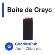 Boîte de Crayons Personnalisable Veseli avec Logo - Miniature 1