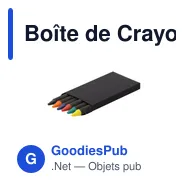 Boîte de Crayons Personnalisable Veseli avec Logo - Miniature 3