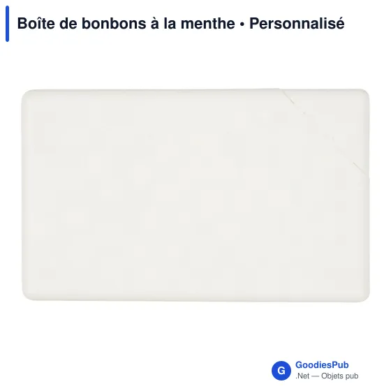 Boîte de bonbons à la menthe personnalisable avec logo - Image 3