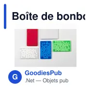 Boîte de bonbons à la menthe personnalisable avec logo - Miniature 4